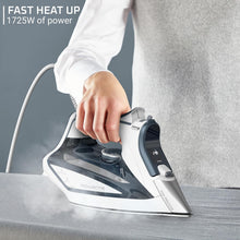 Load image into Gallery viewer, Powerful 1725W Steam Iron with Stainless Steel Soleplate &amp; 400 Microsteam Holes