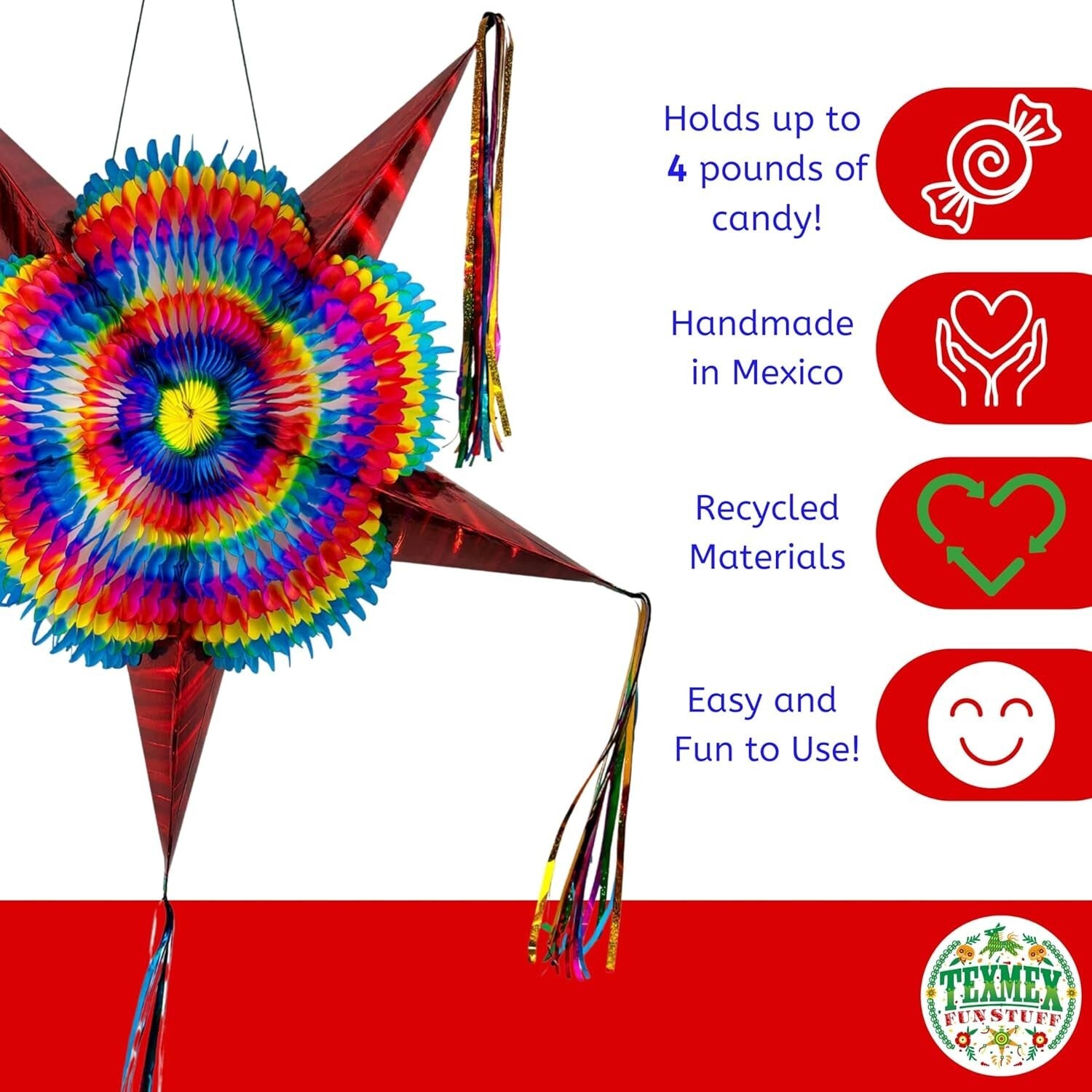 Authentic Handcrafted 32-Inch Piñata for Memorable Fiesta Parties & Birthdays