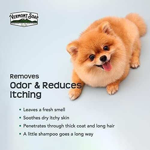 Gentle Organic Dog Shampoo with Olive Oil & Coconut for Sensitive Skin - 64oz