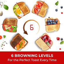 Load image into Gallery viewer, UltraToast 4-Slice Stainless Steel Toaster with Extra-Wide Slots &amp; LED Display
