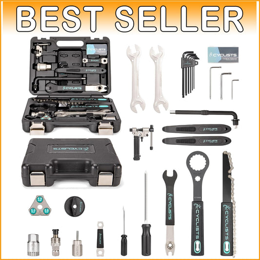 Durable Bike Tool Set with Storage Case - 22 Carbon Steel Tools Included