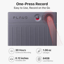 Load image into Gallery viewer, Compact AI Voice Recorder with Advanced Transcription - Supports 112 Languages