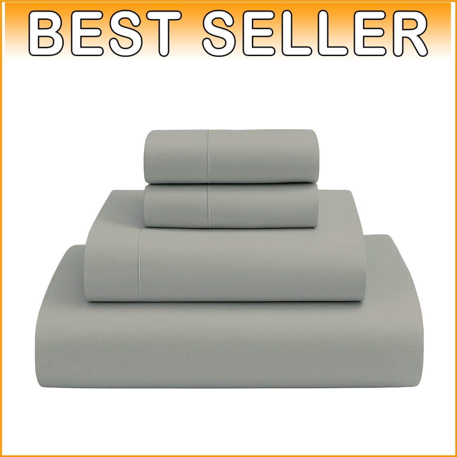 100% Certified Giza Cotton King Size Sheets Set - 4PC Deep Pocket Elegance