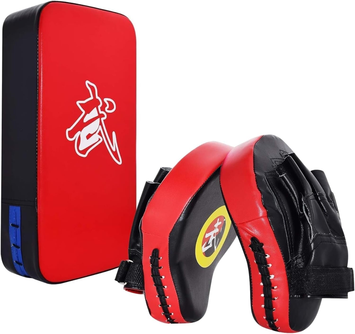Lightweight Curved Kick Pad Set with Breathable Design for Martial Arts Training