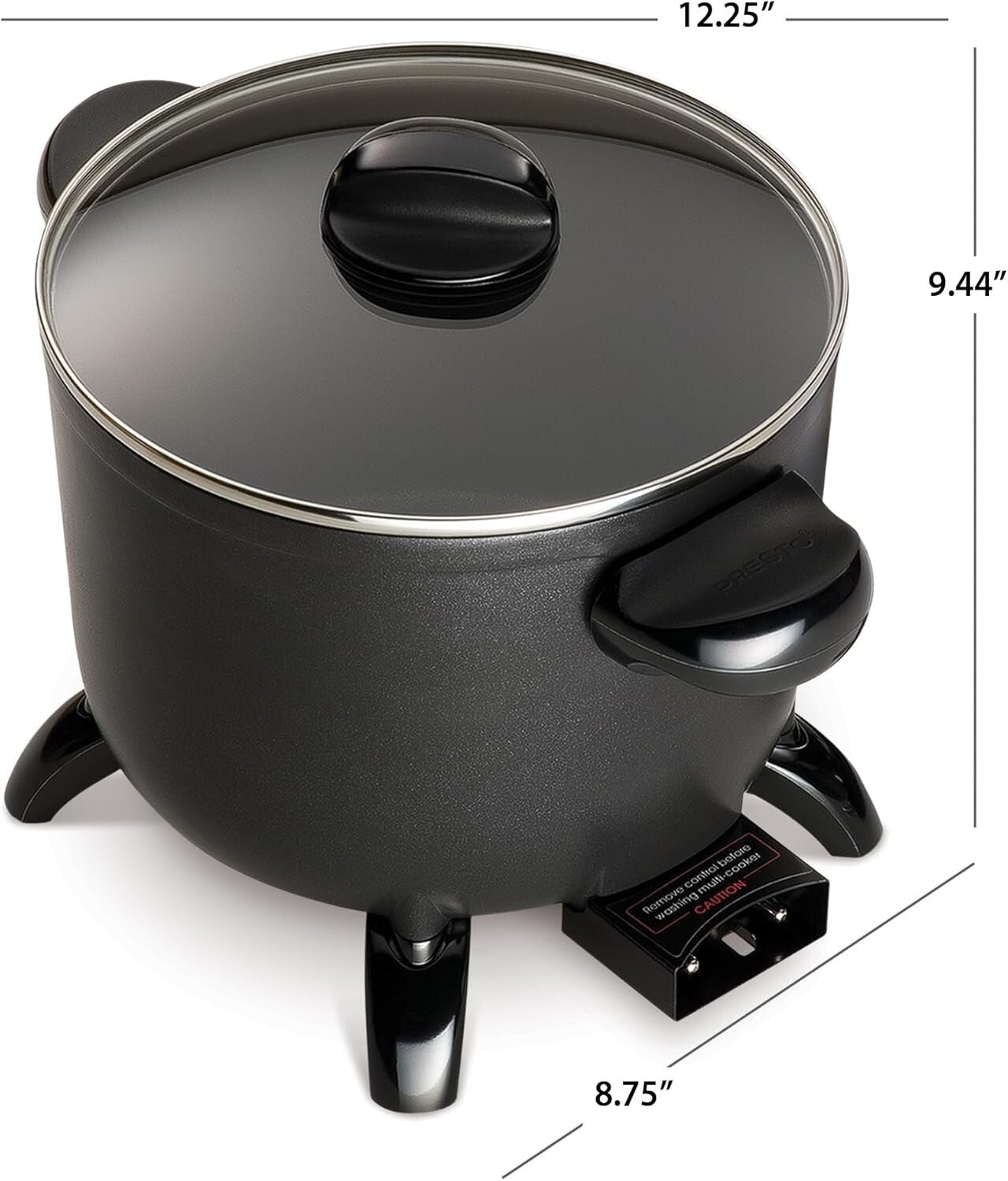 Ceramic Nonstick Multi-Cooker - Deep Fryer and Steamer for Effortless Cooking