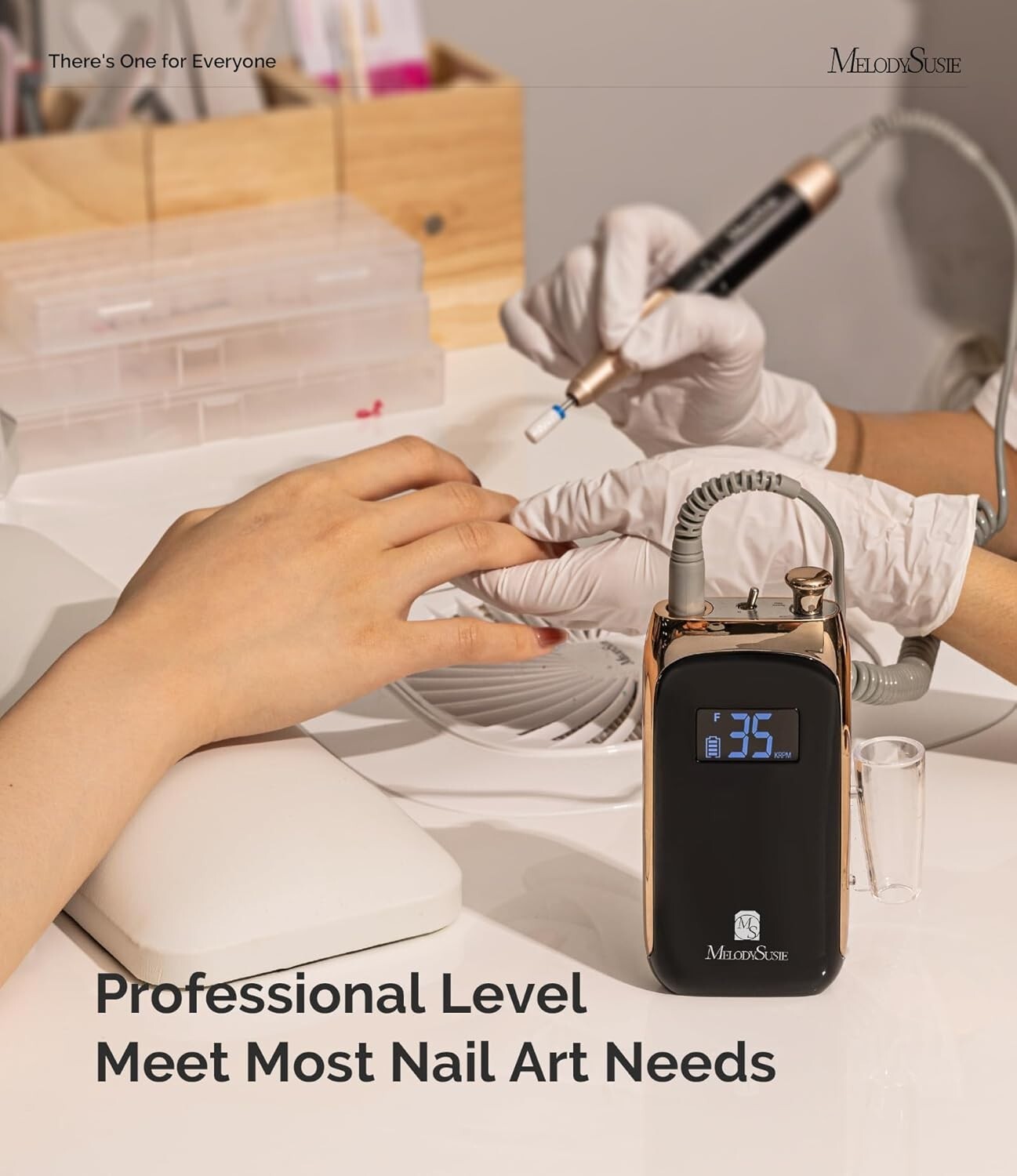 Artisan Electric Nail Drill with Rechargeable Battery - 30,000 RPM Performance