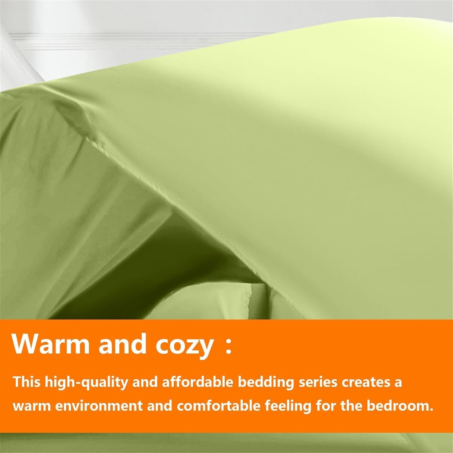 Luxurious Sage Green King Comforter Set - 7 Piece Reversible Bedding Bundle