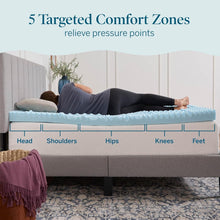 Load image into Gallery viewer, Cooling Gel Infused Memory Foam Mattress Topper - 3 Inch California King Comfort