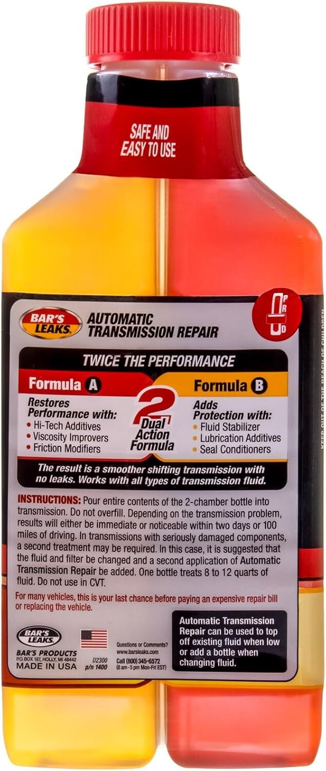 Pack of 4 Premium Transmission Repair - Stops Leaks and Restores Performance
