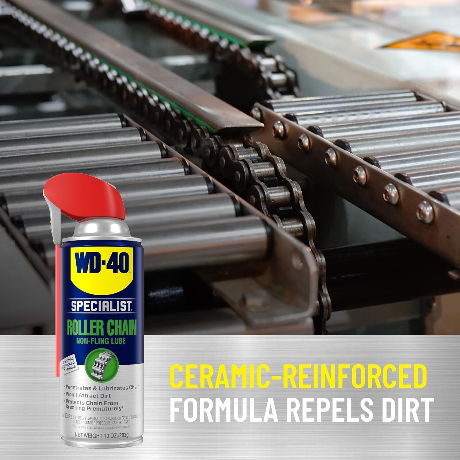 Essential Non-Fling Chain Lubricant Pack, 10 OZ - Rust Protection & Performance