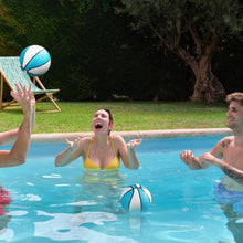 Load image into Gallery viewer, 7-Inch Waterproof Blue Rubber Basketballs - Ideal for Pool &amp; Lake Parties