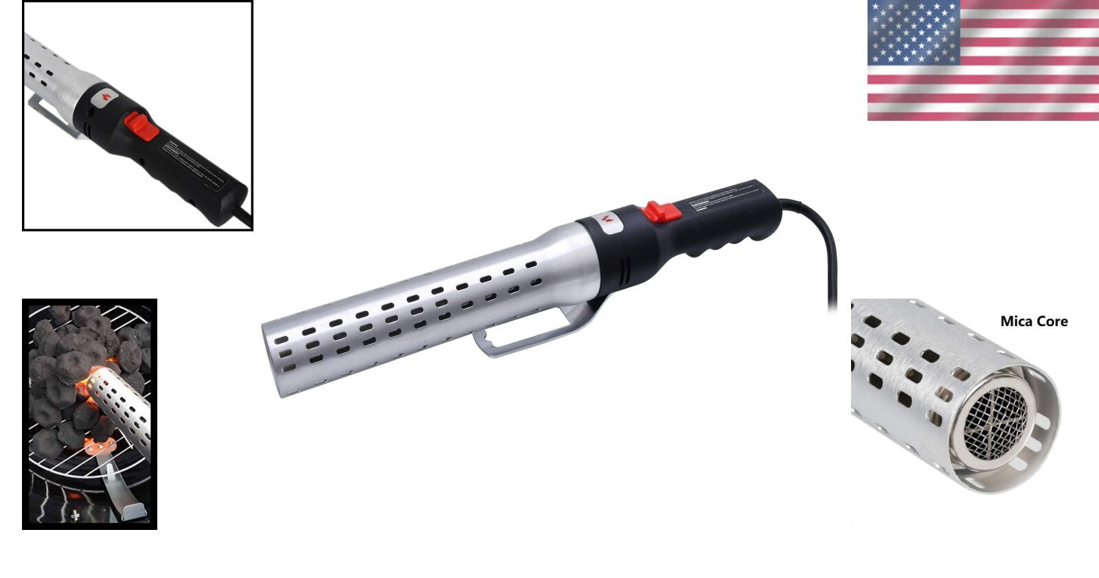 Electric Charcoal Fire Starter for Big Green Egg - Quick and Clean Ignition