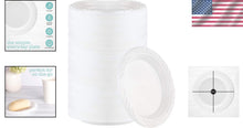 Load image into Gallery viewer, Versatile 800 Count White Plastic Plates - 6" Perfect for Birthdays &amp; Weddings