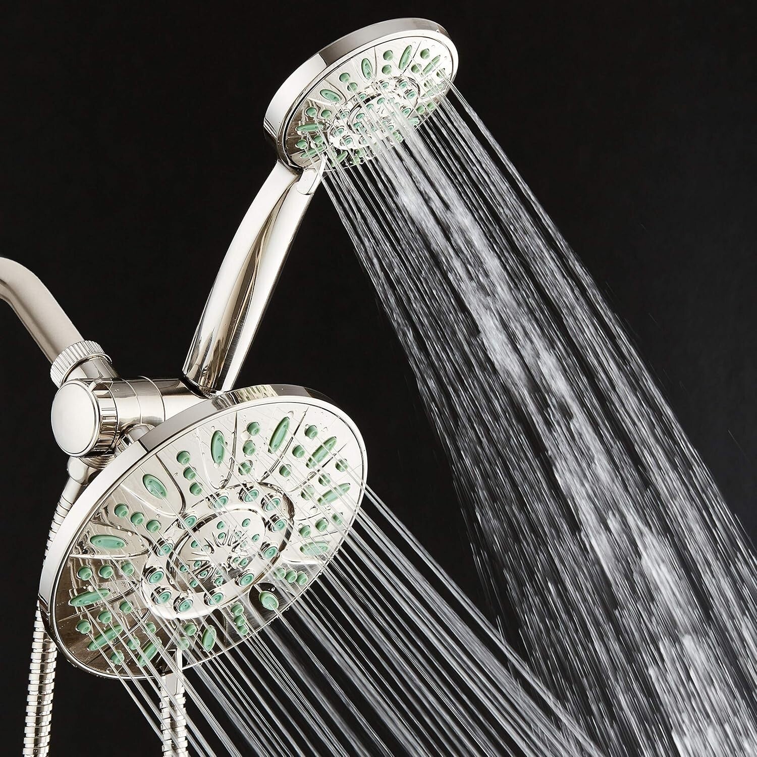 Eco-Friendly High-Pressure Rain Shower Combo with Lifetime Microban Protection