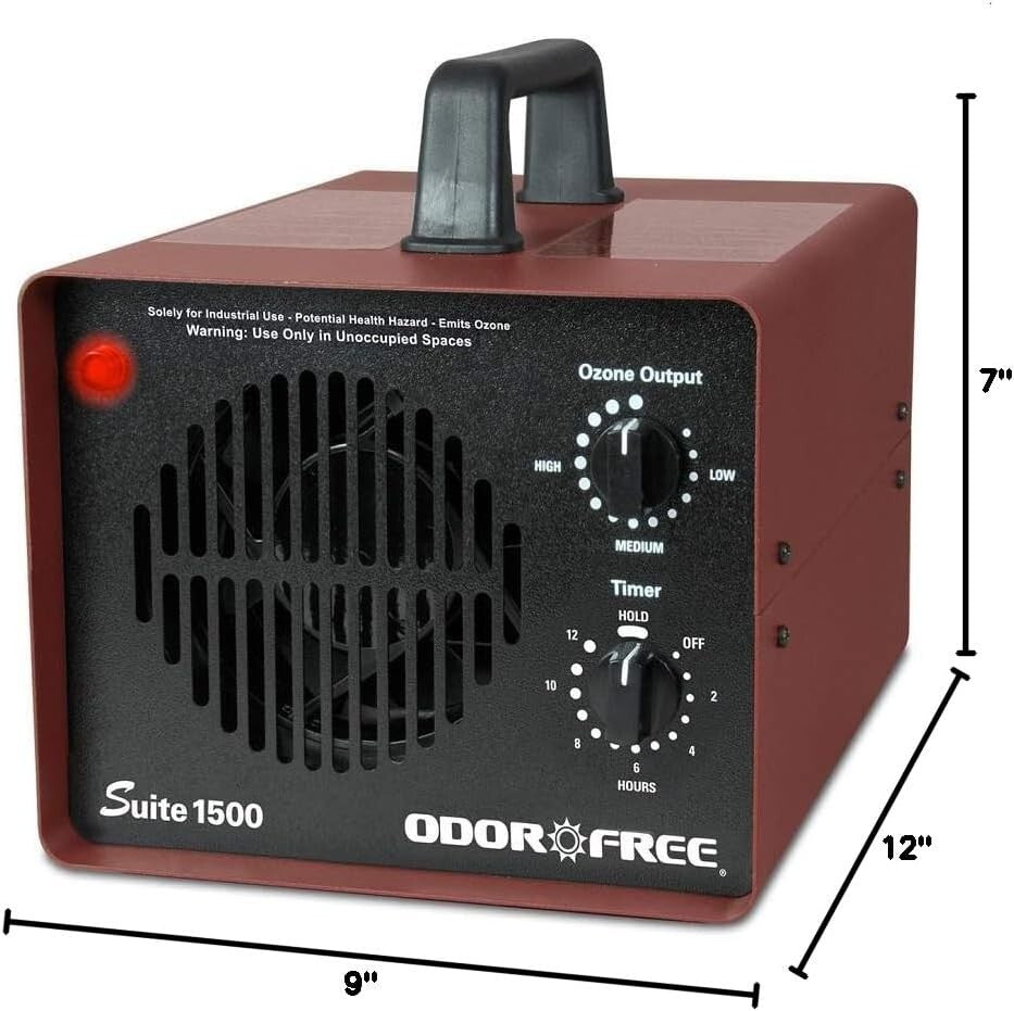 Touch Control Ozone Generator for Odor-Free Living in Apartments and Vehicles