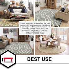 Load image into Gallery viewer, Sound-Absorbing 8' x 10' Felt Rug Pad - Protects Floors &amp; Enhances Comfort