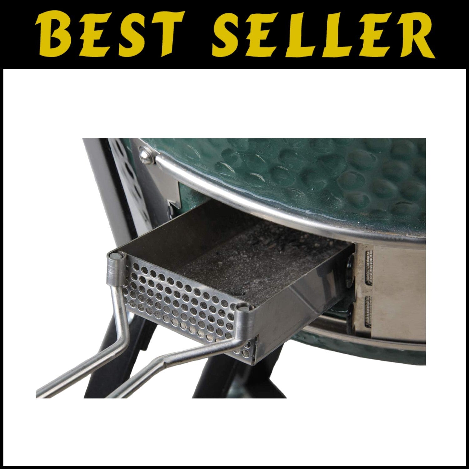 Innovative Ash Drawer Accessory for Large Big Green Egg - Quick & Easy Clean-Up