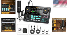 Load image into Gallery viewer, Versatile Audio Mixer with Voice Effects &amp; 3.5mm Microphone for Live Streaming