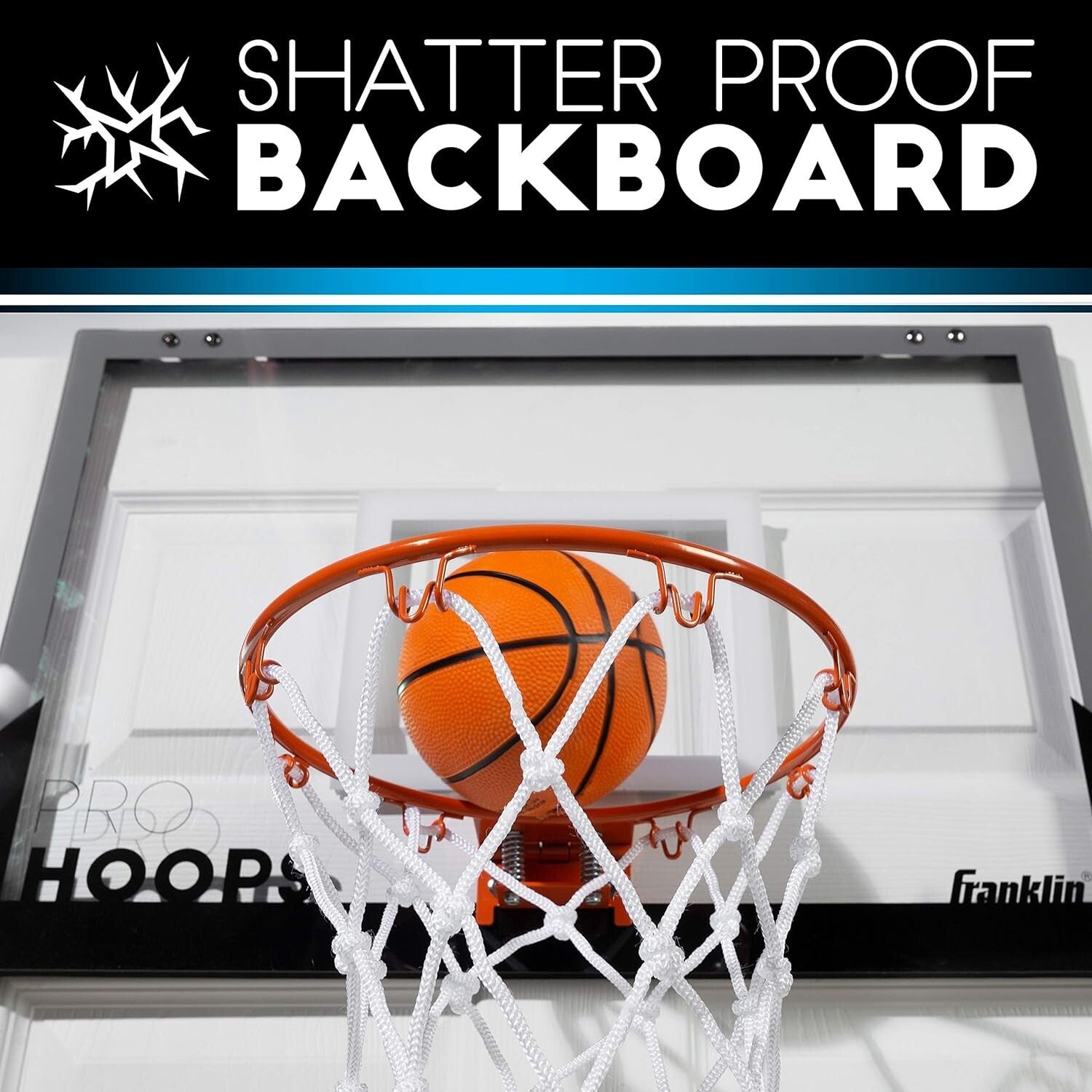Fun Over-The-Door Basketball Hoop + Pump – Perfect Indoor Game for Kids & Teens!