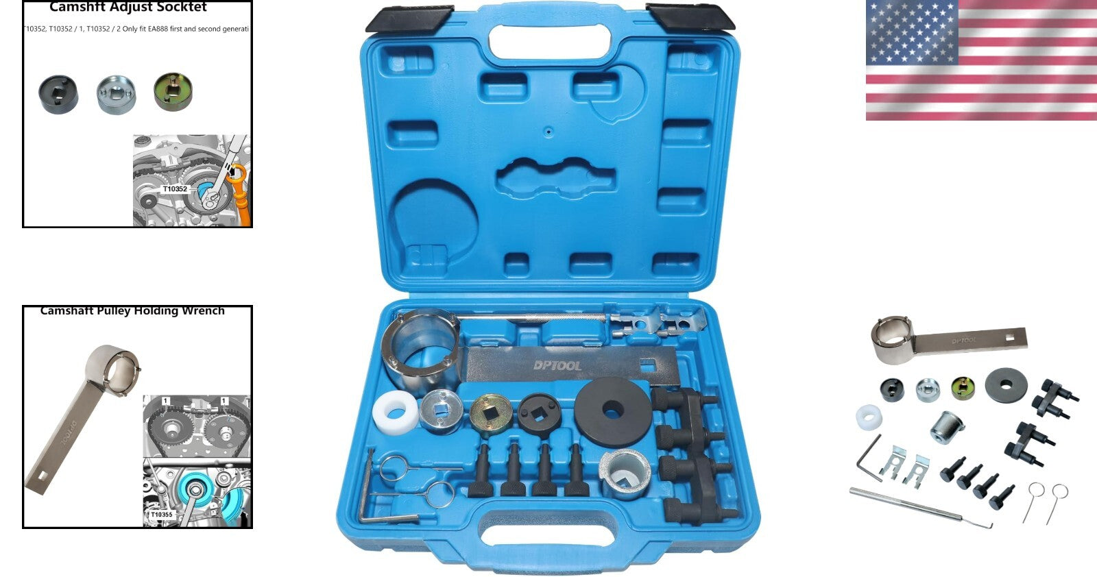 Precision Timing Tool Kit for VAG 1.8 2.0 TSI / TFSI Engine Maintenance
