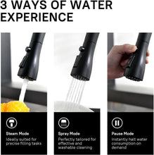 Load image into Gallery viewer, Single Handle Kitchen Faucet with Retractable Sprayer &amp; Easy Installation