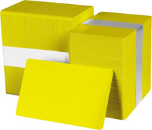 Load image into Gallery viewer, Pack of 500 Yellow CR80 PVC ID Cards - 30 mil Thickness - Ready to Print
