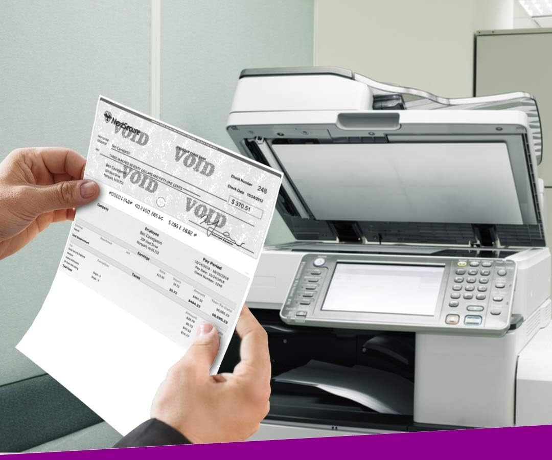 High-Quality Blue/Green Prismatic Blank Checks for Laser & Inkjet Printers