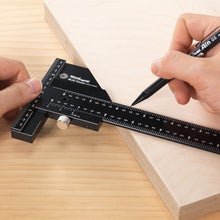 Load image into Gallery viewer, Lightweight Precision Scriber Gauge - Ergonomic Ruler for Professional Carpentry