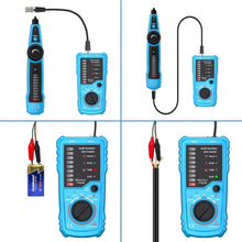 Load image into Gallery viewer, Battery-Powered Digital Cable Finder with RJ11/RJ45 Connectors for Easy Use