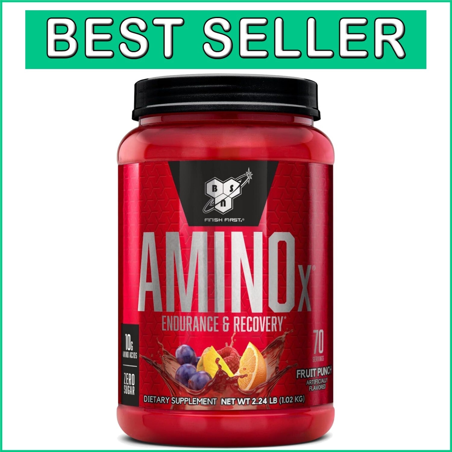 10g Amino Acids Per Serving - Caffeine Free Muscle Recovery Powder, 70 Servings