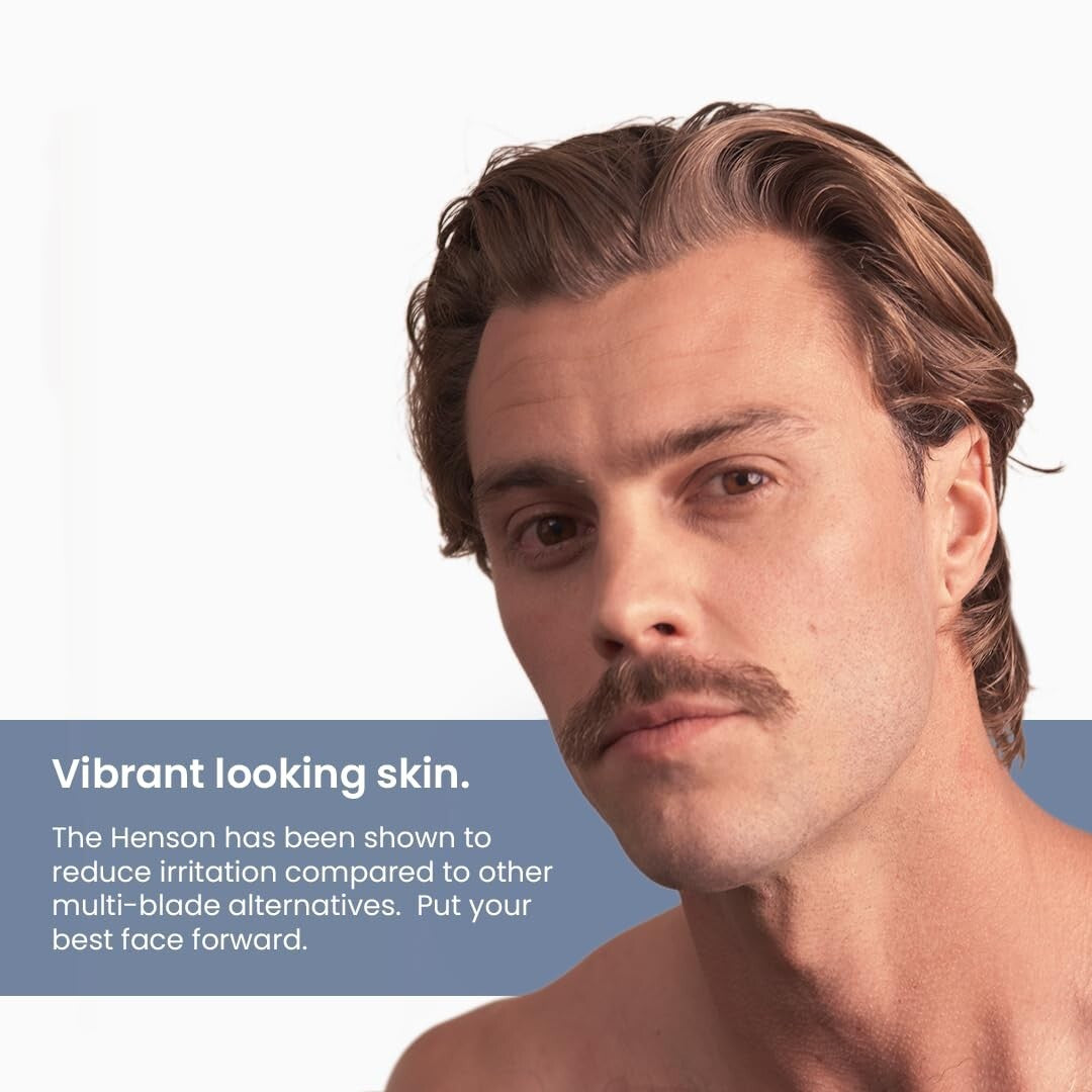 Henson Razor - Durable Safety Shaving Tool with Ergonomic Grip & Mild Aggression