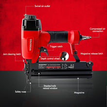 Load image into Gallery viewer, Professional Air-Powered Brad Nailer - Multifunctional with Depth Adjustment