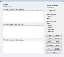 Load image into Gallery viewer, Plug &amp; Play Magnetic Card Reader Writer - USB Powered, 20 Blank Cards Included