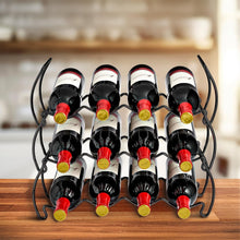 Load image into Gallery viewer, Metal 6-Tier Wine Rack - Versatile Classic Design for 24 Bottles &amp; Easy Access