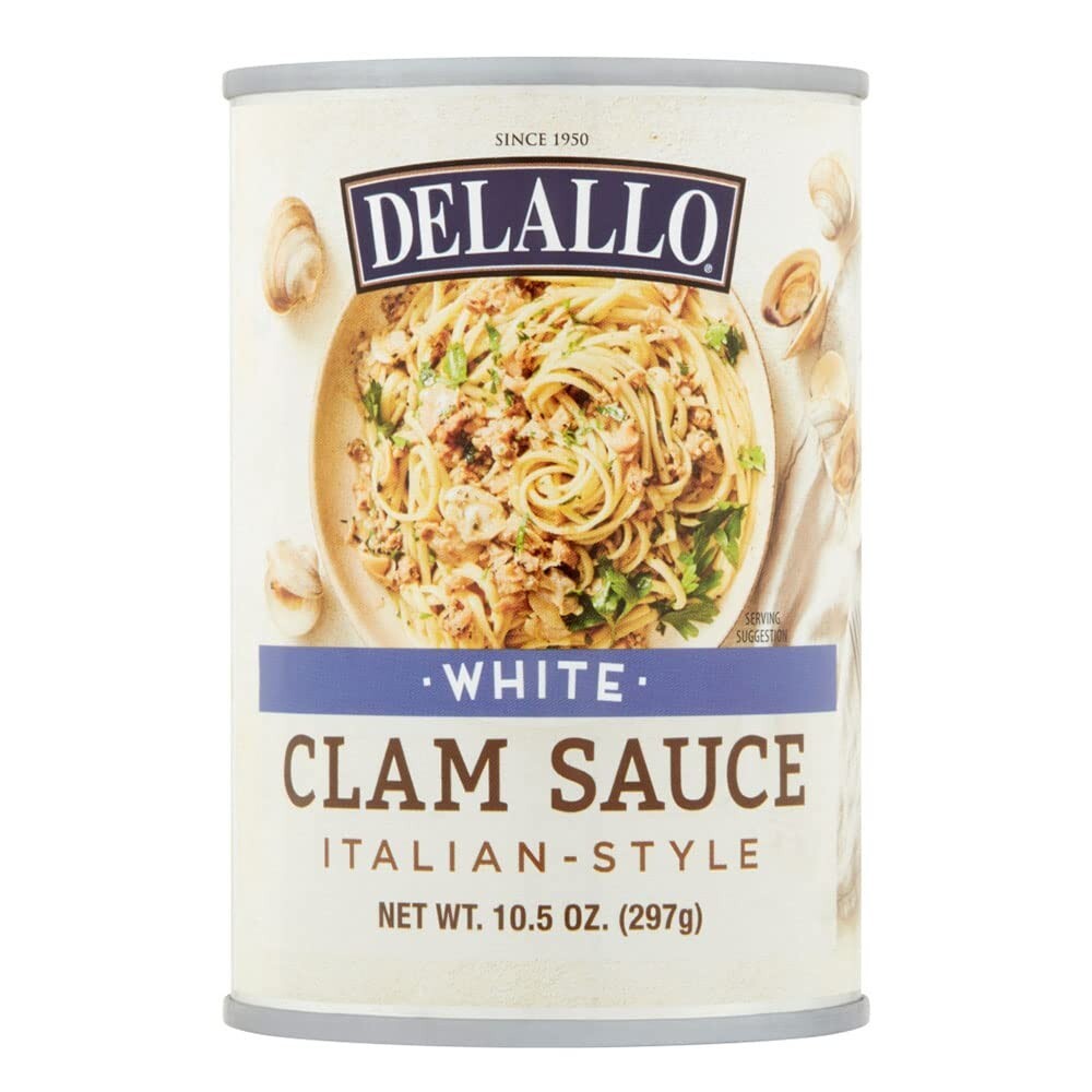 Authentic Italian Clam Sauce - 10.5 oz Cans, 12 Pack, Family Recipe Since 1950