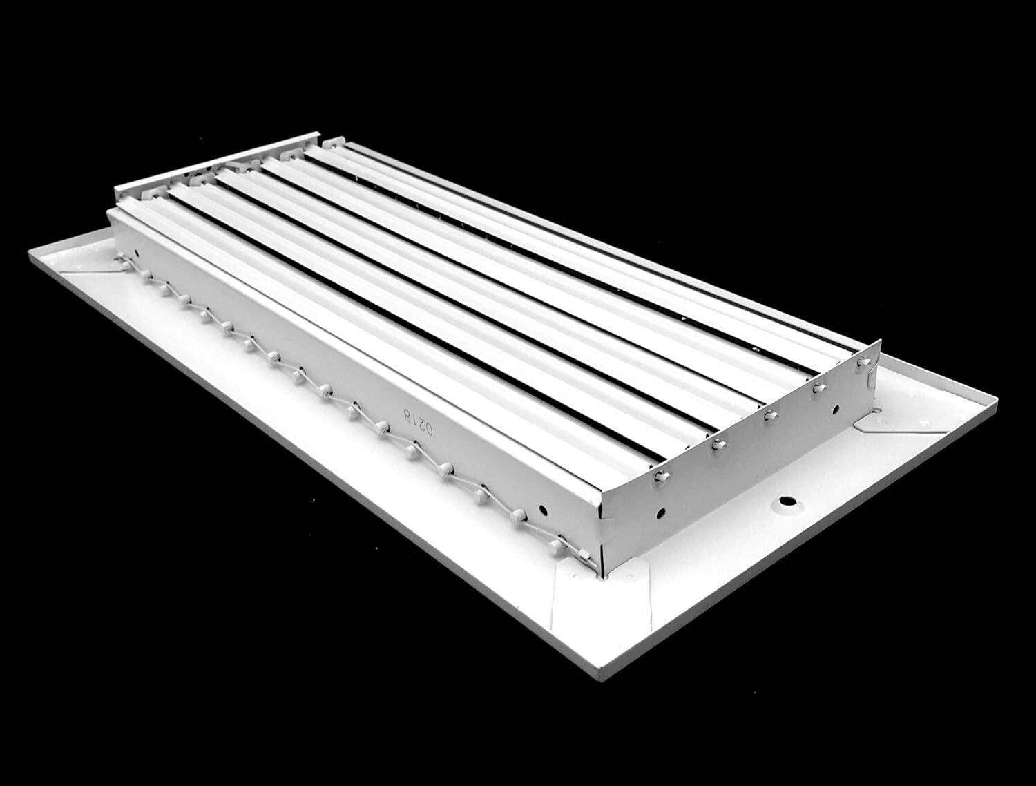 14"w x 6"h Adjustable HVAC Vent Cover - High Airflow Diffuser in White