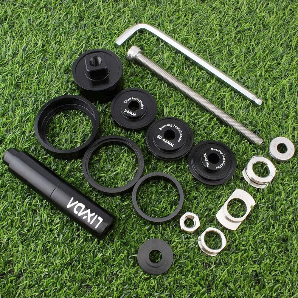 Versatile Bottom Bracket Removal Tool Kit - 6 Adapters for Easy Bike Maintenance