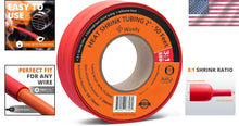 Load image into Gallery viewer, Professional Grade 2" Heat Shrink Tube - 50ft Dual Wall for Superior Protection