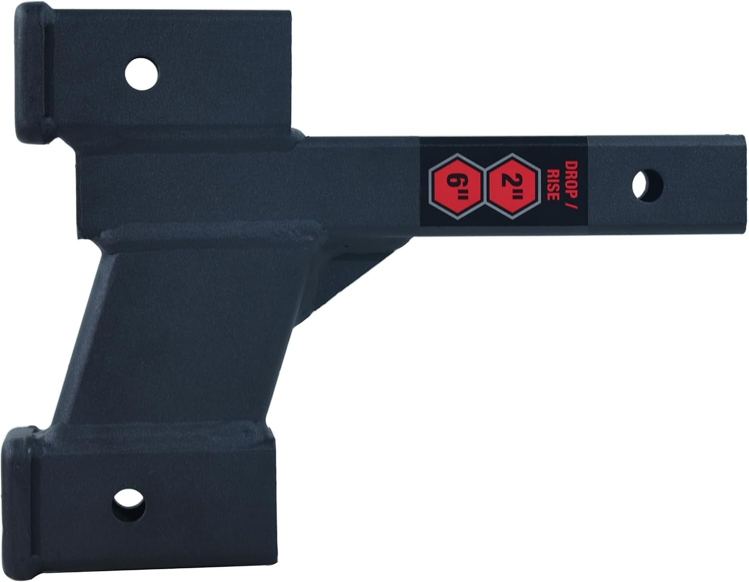 Dual Hitch Extender with 7500lb Capacity - Adjustable Rise/Drop, 2 Receiver