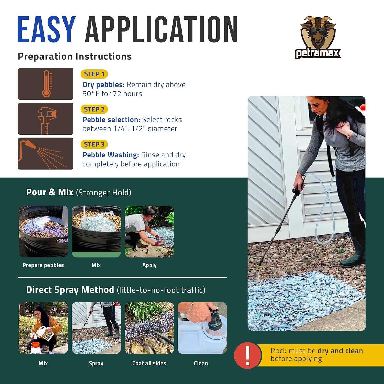 64oz Lockdown Landscaping Glue - Strong Bond & Easy Application for DIY Projects