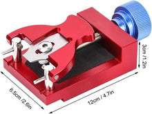 Load image into Gallery viewer, Versatile Adjustable Watch Case Holder for Easy Repairs - Silver and Red