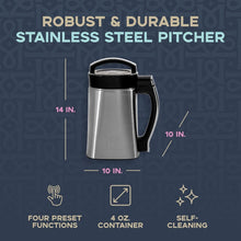 Load image into Gallery viewer, Automatic 400W Kitchen Emulsifier Bundle - Compact, Easy to Clean, Silver