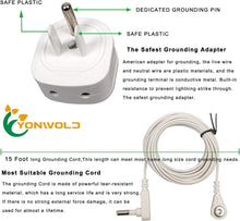 Load image into Gallery viewer, Health-Enhancing Silver King Grounding Sheet 400TC with Long Grounding Cable