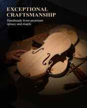 Load image into Gallery viewer, Handcrafted Full-Size Violin with Accessories - Perfect for Adult Musicians