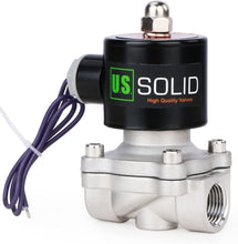 Load image into Gallery viewer, Compact 1/2" Stainless Steel 12V DC Solenoid Valve - Ideal for DIY Projects