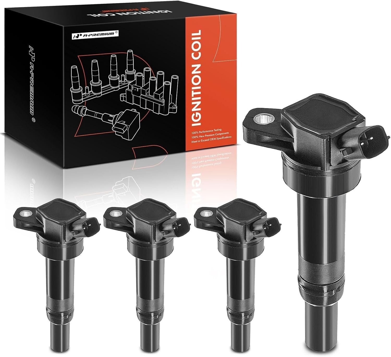 Durable Ignition Coil Pack Set for Kia Soul & Forte Models - High Performance