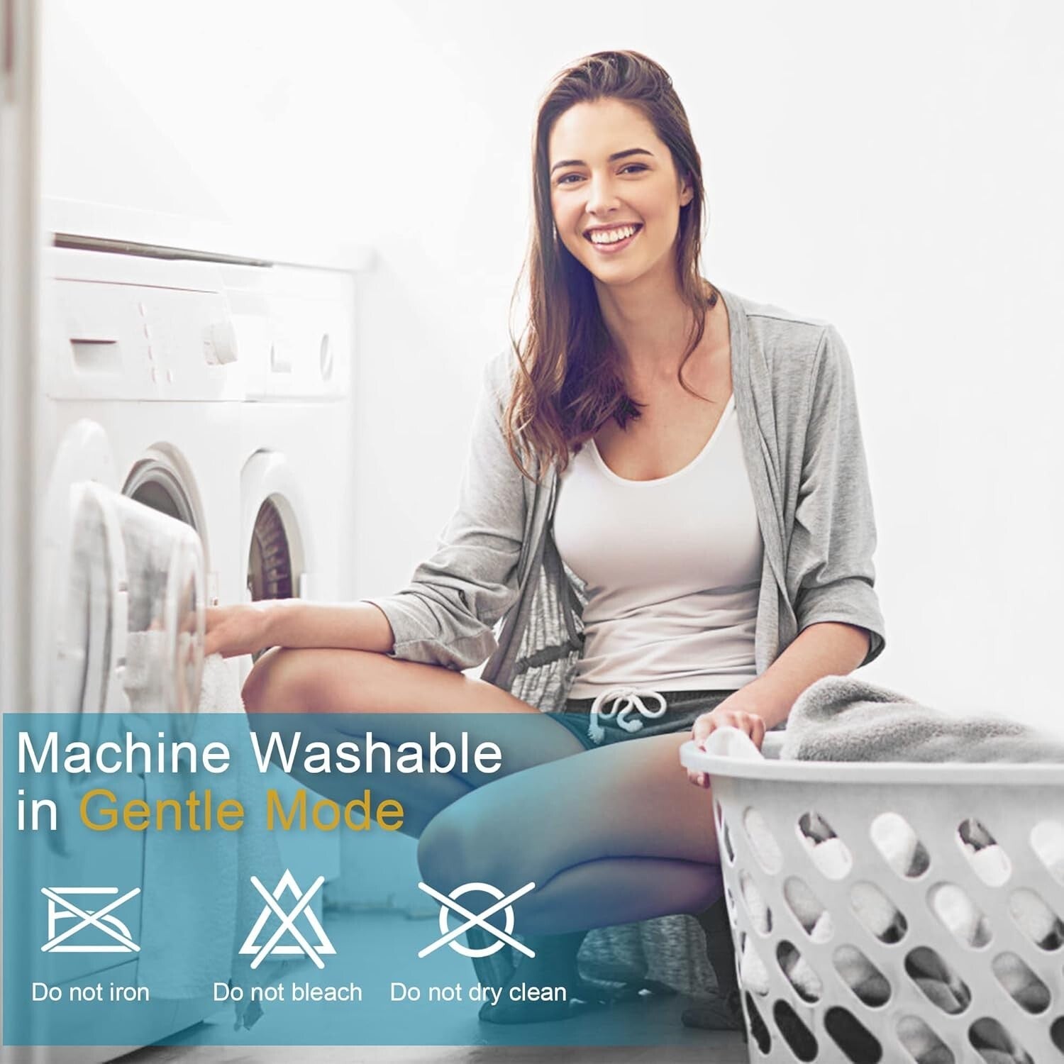 Fluffy Quilted King Mattress Pad - Cooling Microfiber with 21" Deep Pocket