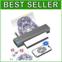 Load image into Gallery viewer, Portable Thermal Tattoo Printer with Smartphone Compatibility &amp; 10 Paper Sheets