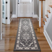 Load image into Gallery viewer, Traditional 2' x 10' Low Pile Indoor Runner Rug - Stylish &amp; Stain Resistant