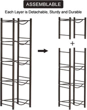 Load image into Gallery viewer, Detachable 5-Tier Copper Water Jug Holder - Easy Assembly and Stylish Storage